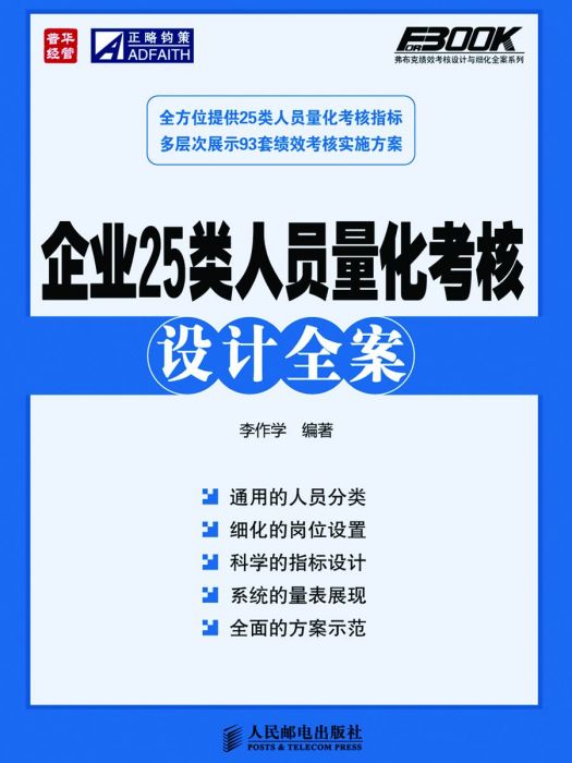 企业25类人员量化考核设计全案