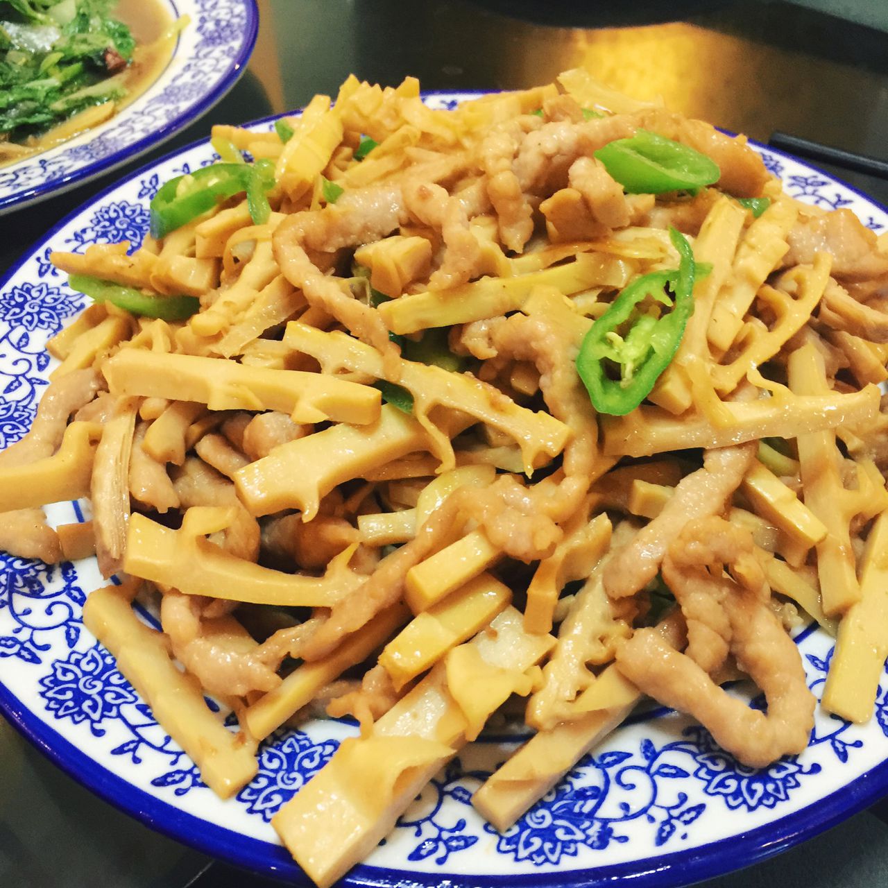 乾煸冬笋肉丝