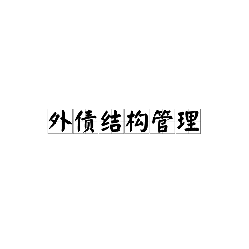 外债结构管理