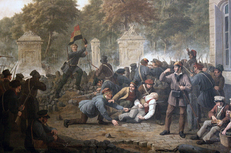 比利时反政府武装在布鲁塞尔(1830年) 比利时反政府武装在布鲁塞尔(1830年)