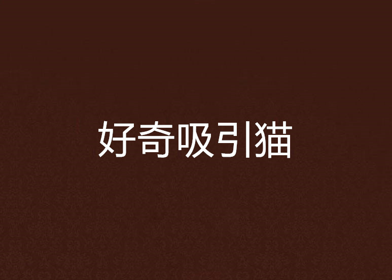 好奇吸引猫