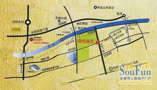 锦绣澜湾位置图 锦绣澜湾位置图