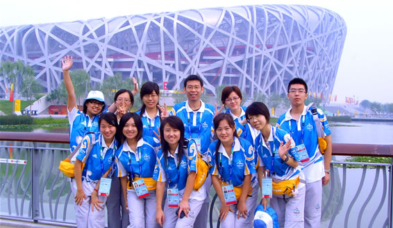 北京奥运会的天外学子 北京奥运会的天外学子