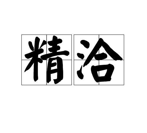 精洽