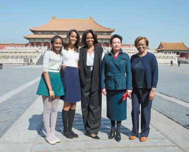 萨莎,马莉娅,米歇尔,彭丽媛,玛丽安 萨莎,马莉娅,米歇尔,彭丽媛,玛丽安