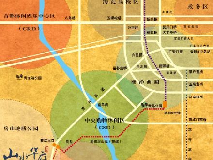汇豪山水华府位置图 汇豪山水华府位置图