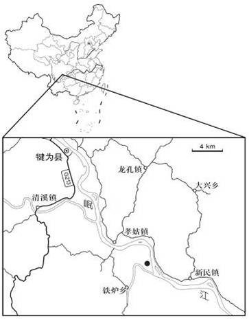 化石产出地理位置图 化石产出地理位置图