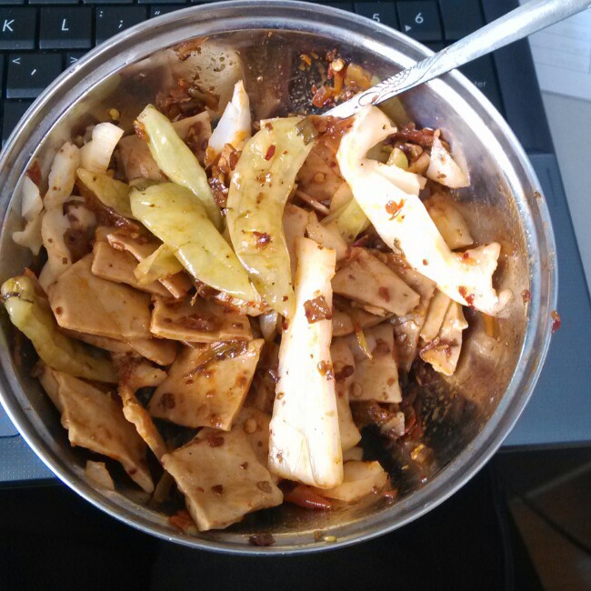 泡脚豆乾竹笋