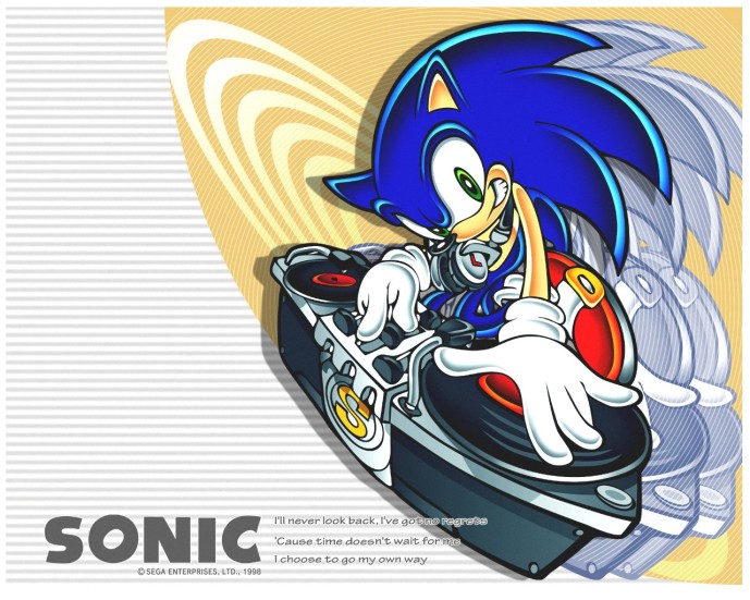 Sonic as a Disc Jockey Sonic as a Disc Jockey