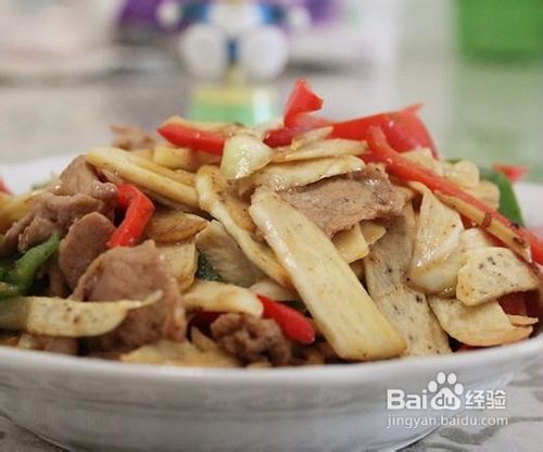 鲜竹笋炒肉片