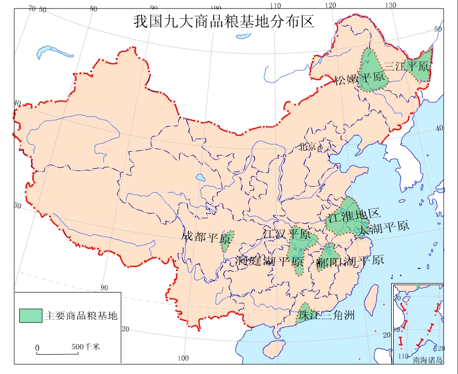 我国九大商品粮基地 我国九大商品粮基地