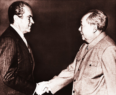 1972年毛泽东主席会见尼克森总统 1972年毛泽东主席会见尼克森总统
